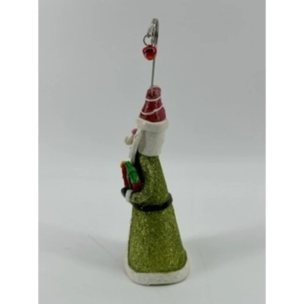 Pier‎ 1 Imports Santa Ornament with Photo Clip Christmas Holiday Decoration